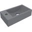 Раковина Miraggio Faro R Mirastone gray 0001209 (40x22 см, сіра матова), Доступні розміри: 41 x 23 R, Колір виробника: сірий, Технологія виробництва: Mirastone, фото 
