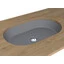 Раковина Miraggio Rome Mirastone gray 0000997 (55x35 см, серая матовая), Цвет производителя: серый, Технология производства: Mirastone, фото 