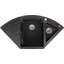 Мийка для кухні Miraggio Europe Black Shine 0002562 (110x57, чорна, із фруктівницею, із сифоном), Колір виробника: чорний, фото 