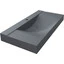 Умивальник Miraggio Fly 1000 Mirastone Gray 0001454 (100x48 см, сірий, з крилом), Доступні розміри: 100 x 48, Колір виробника: сірий, Технологія виробництва: Mirastone, фото 