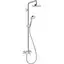 Душевая система Hansgrohe Croma Select S 180 2jet Showerpipe Chrome 27255400, фото 