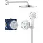 Душова система з термостатом Grohe Grohtherm SmartControl Rainshower 310 Mono Chrome 34866000 (прихованого монтажу), фото 