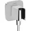 Підключення для душового шлангу Hansgrohe Fixfit Porter E Chrome 26887000 (з тримачем), фото 