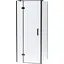 Душевая кабина Volle Sota 90-C 1038.124503 (90x90 см, стекло прозрачное, профиль черный матовый), фото 
