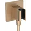 Підключення для душового шлангу Hansgrohe Fixfit E Brushed Bronze 26889140 (брошована бронза), Колір виробника: брашована бронза, фото 