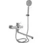 Смеситель для ванны Lidz Luna 005 Nickel LDLUN005NKS46093 (никель, с лейкой и шлангом), фото 