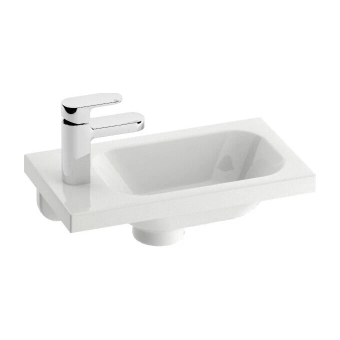 Умывальник Ravak Chrome L 40 XJGL1100000 (40x22 см, белый глянцевый), фото 