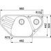 Гранітне миття з коландером Franke Antea 114.0499.223, фото , изображение 2