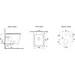 Безободковый подвесной унитаз Asignatura Simple Line Rimless 37802805 (с сиденьем), фото 2