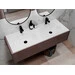 Двойная раковина Miraggio Jessel 1200-2 Miramarble 0000783 (120x45 см), Доступные размеры: 120 x 45 (2), Цвет производителя: белый глянец, Технология производства: Miramarble, фото 2