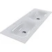 Двойная раковина Miraggio Jessel 1200-2 Miramarble 0000783 (120x45 см), Доступные размеры: 120 x 45 (2), Цвет производителя: белый глянец, Технология производства: Miramarble, фото 
