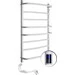 Електрична рушникосушарка Navin Омега Sensor 12-015133-5380 (530x800, біла глянсова, ліва, сенсорна, з таймером), Доступні розміри: 530 x 800, Колір виробника: білий глянець, Підключення рушникосушарки: ліве, фото , изображение 2