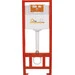 Унитаз подвесной Qtap Crow QT05335170W с инсталляцией Qtap Nest QT0133M425 и клавишей смыва M08V1384W (QT05335170W0133M425M08V1384W, с сиденьем и звукоизоляционной прокладкой), фото 3