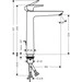 Смеситель для умывальника Hansgrohe Talis E Brushed Bronze 71716140 (брашированный бронзовый, высокий, с донным клапаном), Цвет производителя: брашированная бронза, фото 2