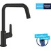 Змішувач для кухні Grohe QuickFix Start Black 304702430 (чорний матовий), фото , изображение 8