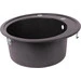 Мойка для кухни Lidz D510/200 GRF-13 (LIDZGRF13D510200, 50.5 см, графит, с сифоном), Цвет производителя: графит, фото 3