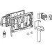 Модуль Geberit DuoFresh для змивного бачка Sigma 12 см 115.050.BZ.2 (антрацитово-сірий RAL 7016, з автоматичним керуванням та приймачем для циліндриків), Колір виробника: антрацитово-сірий, фото , изображение 2