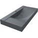 Умивальник Miraggio Fly 1000 Mirastone Gray 0001454 (100x48 см, сірий, з крилом), Доступні розміри: 100 x 48, Колір виробника: сірий, Технологія виробництва: Mirastone, фото 