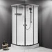 Душовий бокс Am.Pm X-Joy W94C-401-100BT (100x100 см, прозоре скло, профіль чорний матовий, з піддоном), Доступні розміри: 100 x 100, Колір виробника: чорний матовий, фото , изображение 2