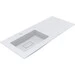 Умывальник-столешница Miraggio Erica 1200 L Mirasoft 8813569 (120x50 см, белый матовый, с крылом), Доступные размеры: 120 x 50 L, Цвет производителя: белый матовый, Технология производства: Mirasoft Technology, фото 
