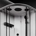 Душовий бокс Am.Pm X-Joy Round Deep W94C-401A-090BT (90x90 см, прозоре скло, профіль чорний матовий, з піддоном), Доступні розміри: 90 x 90, Колір виробника: чорний матовий, фото , изображение 4