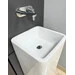 Умывальник VBI Lukka White VBI-019002 (40x40 см, напольный), Доступные размеры: 40 x 40, Цвет производителя: белый глянец, фото 3