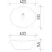 Умивальник VBI Parma Marble Green Matt VBI-011003 (40x33 см, зелений матовий, чаша), Доступні розміри: 40 x 33, Колір виробника: зелений матовий, фото , изображение 6