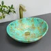 Умивальник VBI Parma Marble Green Matt VBI-011003 (40x33 см, зелений матовий, чаша), Доступні розміри: 40 x 33, Колір виробника: зелений матовий, фото 