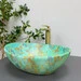 Умивальник VBI Parma Marble Green Matt VBI-011003 (40x33 см, зелений матовий, чаша), Доступні розміри: 40 x 33, Колір виробника: зелений матовий, фото , изображение 4