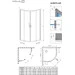 Душевая кабина Radaway Alienta A Chrome 10228080-01-01 (80x80 см, стекло прозрачное, профиль хром), Доступные размеры: 80 x 80, Цвет производителя: хром, фото 7