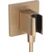 Підключення для душового шлангу Hansgrohe Fixfit E Brushed Bronze 26889140 (брошована бронза), Колір виробника: брашована бронза, фото 