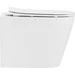 Безободковый подвесной унитаз Qtap Scorpio Ultra Quiet Rimless QT14332380AW (воронкообразный, с сиденьем), фото 3
