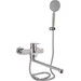 Смеситель для ванны Lidz Luna 005 Nickel LDLUN005NKS46093 (никель, с лейкой и шлангом), фото 