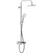 Душова система з термостатом Damixa Jupiter 977750000 (з полицею), Колір виробника: хром, фото 