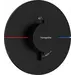 Внешняя часть смесителя скрытого монтажа с термостатом для душа Hansgrohe ShowerSelect Comfort S Matt Black 15559670 (черная матовая), Цвет производителя: черный матовый, фото 