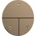 Переключатель на 3 потребителя Hansgrohe ShowerSelect Comfort S Brushed Bronze 15558140+01500180 (брашированная бронза, внутренняя часть в комплекте), Цвет производителя: брашированная бронза, фото 2