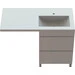 Тумба Snail Рамона с умывальником Snail Юнона 1255KMN142RA100 (125 см, белая глянцевая, правая, напольная), Доступные размеры: 125 x 62 R, фото 3