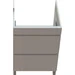 Тумба Snail Рамона с умывальником Snail Юнона 1255KMN142RA100 (125 см, белая глянцевая, правая, напольная), Доступные размеры: 125 x 62 R, фото 5