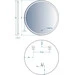 Зеркало для ванной комнаты Devit AllRound 5501080 (80x80 см, с LED-подсветкой), Доступные размеры: 80 x 80, фото 7