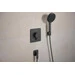 Підключення для душового шлангу Hansgrohe Fixfit FIine Q Brushed Black Chrome 28884340 (брашований чорний хром), Колір виробника: брашований чорний хром, фото , изображение 2