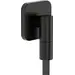 Підключення для душового шлангу Hansgrohe Fixfit FIine Q Brushed Black Chrome 28884340 (брашований чорний хром), Колір виробника: брашований чорний хром, фото 