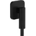 Підключення для душового шлангу Hansgrohe Fixfit FIine Q Matt Black 28884670 (чорне матове), Колір виробника: чорний матовий, фото 