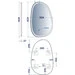 Зеркало для ванной комнаты Devit Style 5415080 (50x80 см, с LED-подсветкой), Доступные размеры: 50 x 80, фото 7