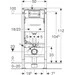Інсталяція для унітазу Geberit Duofix Delta 111.153.00.3, фото , изображение 3