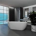 Акриловая ванна Koller Pool AquaLuxe White 0202260101 (170x75 см, белая, отдельностоящая, с ножками и сифоном), Цвет производителя: белый, фото 2