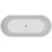 Акриловая ванна Koller Pool AquaLuxe White 0202260101 (170x75 см, белая, отдельностоящая, с ножками и сифоном), Цвет производителя: белый, фото 4