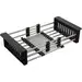 Мойка для кухни Lidz Handmade H6050HB Decor Black PVD Honeycomb LDH6050BDECPVD4837149129 (60x50 см, черный декор, 2.5/0.5 мм, с корзиной, сифоном и дозатором), Доступные размеры: 60 x 50, фото 15
