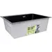 Мойка для кухни Lidz Handmade H6050HB Decor Black PVD Honeycomb LDH6050BDECPVD4837149129 (60x50 см, черный декор, 2.5/0.5 мм, с корзиной, сифоном и дозатором), Доступные размеры: 60 x 50, фото 9
