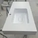Умивальник-стільниця Snail Аляска R White Matt 167RA100M (120x50 см, білий матовий, з крилом), Доступні розміри: 120 x 50 R, Колір виробника: білий матовий, фото , изображение 3