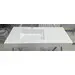 Умивальник-стільниця Snail Аляска R White Matt 167RA100M (120x50 см, білий матовий, з крилом), Доступні розміри: 120 x 50 R, Колір виробника: білий матовий, фото , изображение 2